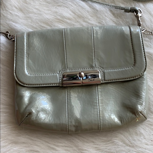 Coach | green patent leather small Crossbody bag - Picture 2 of 15